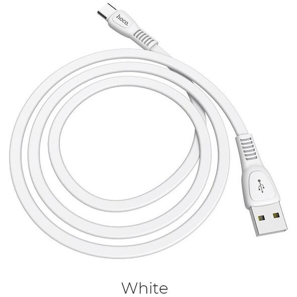 Kabel USB Partner Tele.com HOCO kabel USB - Typ C Noah X40 1 metr biały