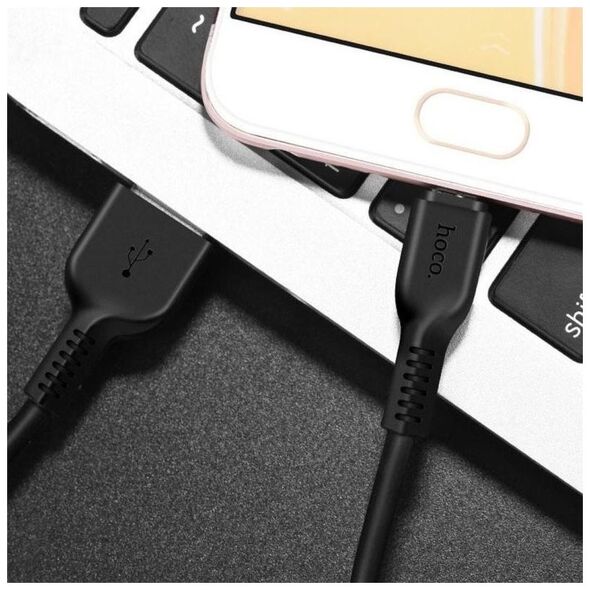 Kabel USB Partner Tele.com USB-A - USB-C 1 m Czarny (6957531068846)