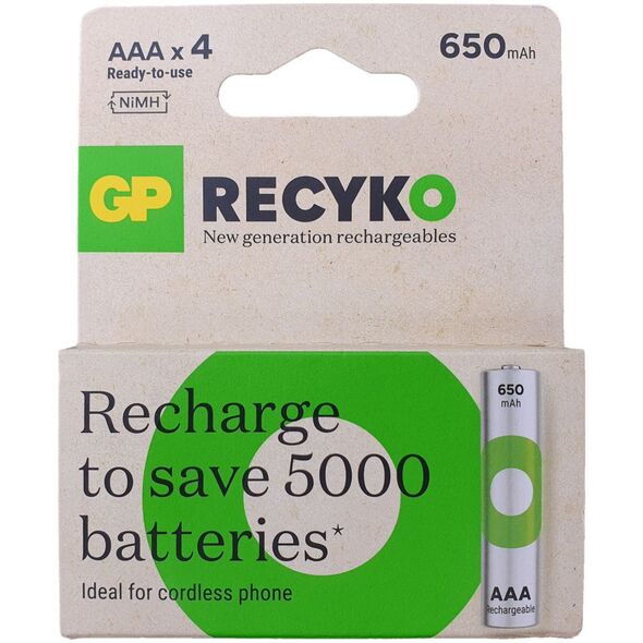 GP Akumulator GP NiMH 650mAh bl/4szt