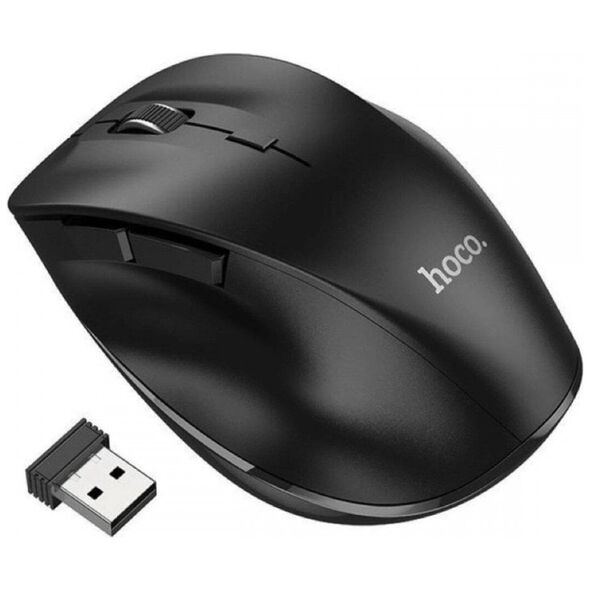 Mysz Hoco HOCO mysz komputerowa bezprzewodowa 2,4G 1600 dpi GM24 czarna