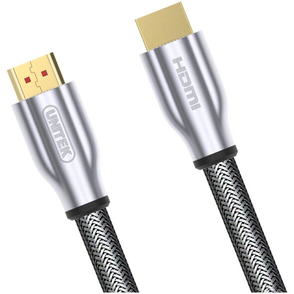 Kabel Unitek HDMI - HDMI 5m srebrny (Y-C140RGY)