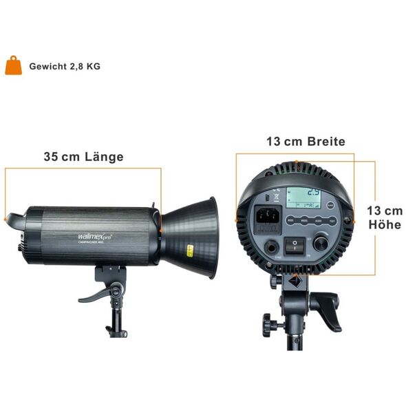Lampa studyjna Walimex walimex pro Campaigner 400 HS Set Single