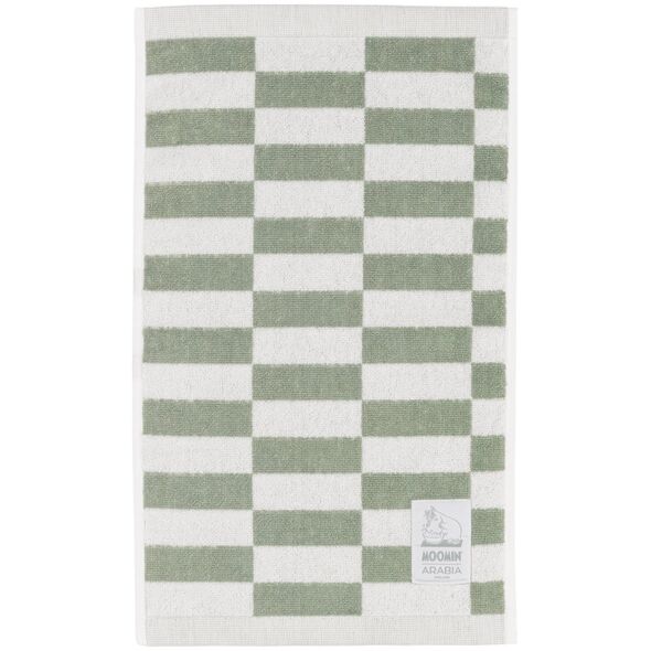 Iittala Moomin towel 30x50cm Checks green