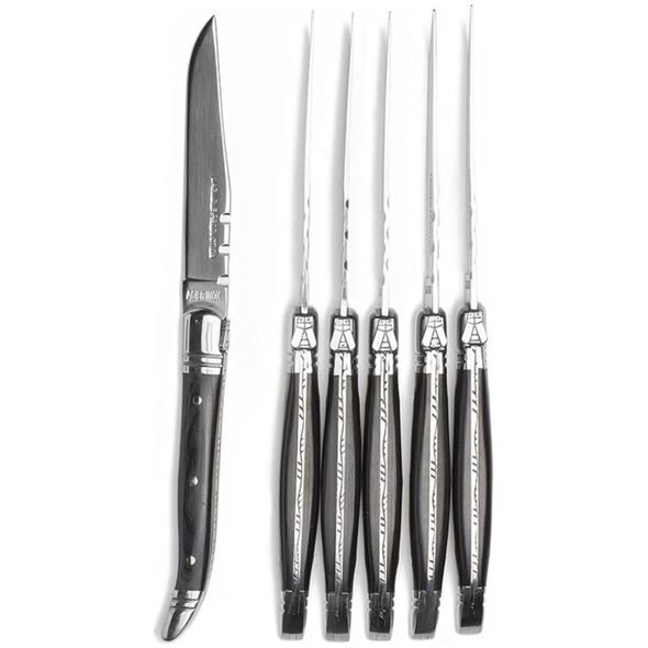 ProfiCook Laguiole Heritage Steakknive 6 stk. Black