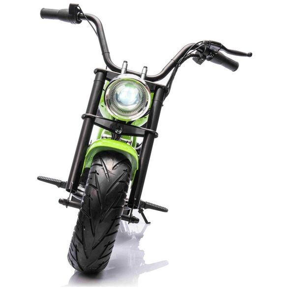 Szomik.pl Motor an akumulator Pompowane Koła Chopper Warrior Zielony