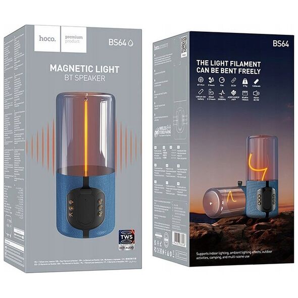 HOCO głośnik bluetooth BS64 niebieski