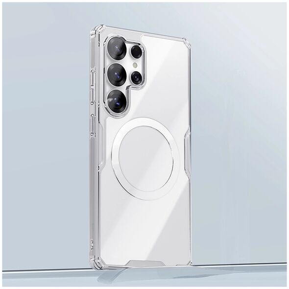 Etui Nillkin Nature TPU Pro Magnetic Case z MagSafe na Samsung Galaxy S25 Ultra - białe