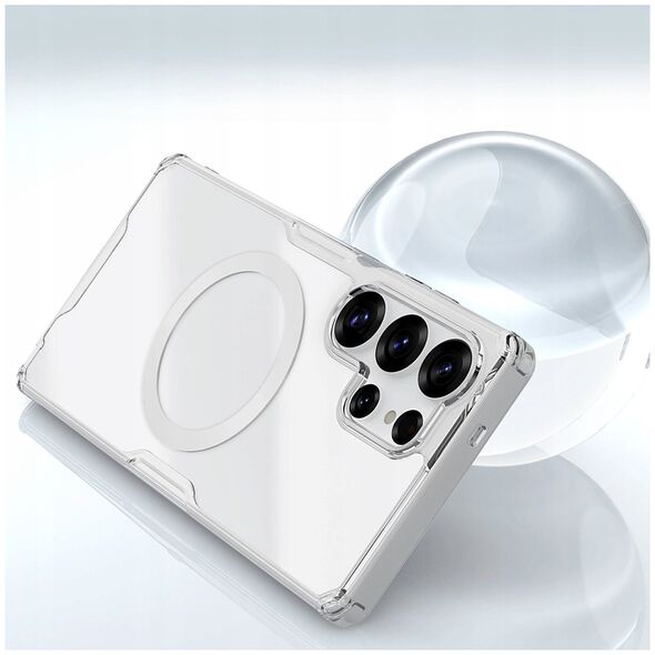 Etui Nillkin Nature TPU Pro Magnetic Case z MagSafe na Samsung Galaxy S25 Ultra - białe