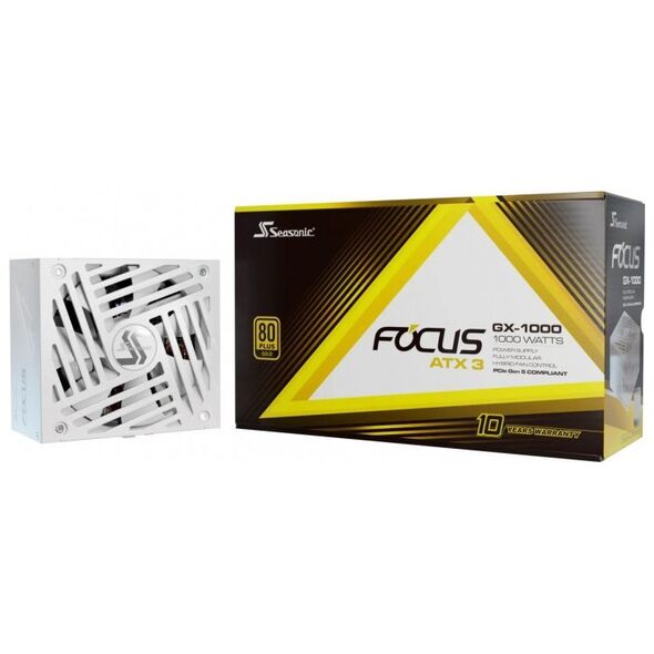 Seasonic Focus GX 80 PLUS Gold Netzteil, modular - 1000 Watt, weiß