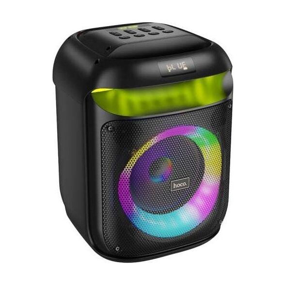 HOCO głośnik bluetooth + 2 x bezprzewodowe mikrofony HA13 czarny