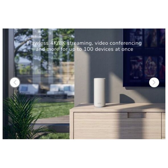 NETGEAR Orbi 770 Trójpasmowy (2,4 GHz / 5 GHz / 6 GHz) Wi-Fi 7 (802.11be) Biały 7 Wewnętrzne