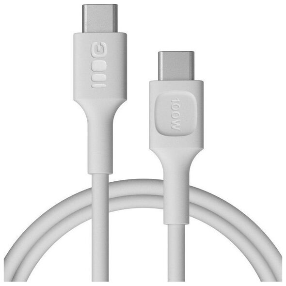 Green Cell Kabel USB-C-USB-C PowerFlex 100W silikonowy 1.2m biały