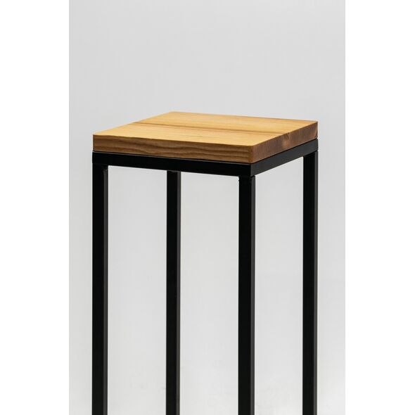 FLOWER STAND LAVALXS BLACK OAK 19X19X47