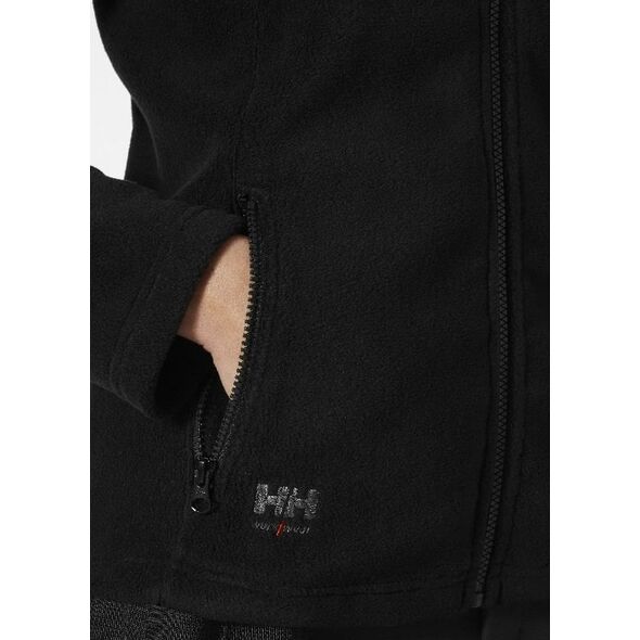 Women's sweater HELLY HANSEN Manchester 2.0 Fleece JKT, black S