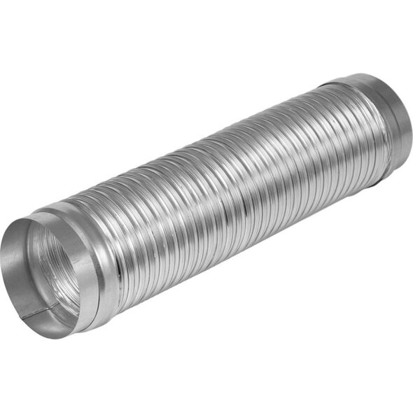 Flexible aluminum connector with couplings GC100-1-FF, DN100, 1 m