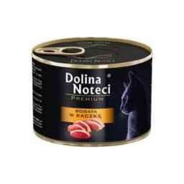 Dolina Noteci Dolina Noteci Premium Kot Bogata w kaczkę puszka 12x185 g