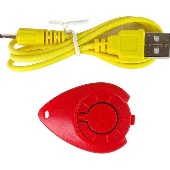 LeanToys Rakieta Wyrzutnia Latająca Ładowarka Biała 21 cm