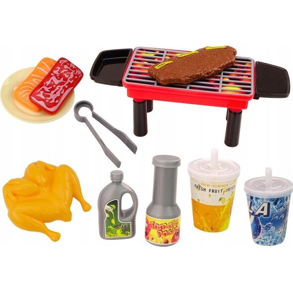 LeanToys Zestaw Do Grilla Warzywa Figurki Grill BBQ Party 37 ele.