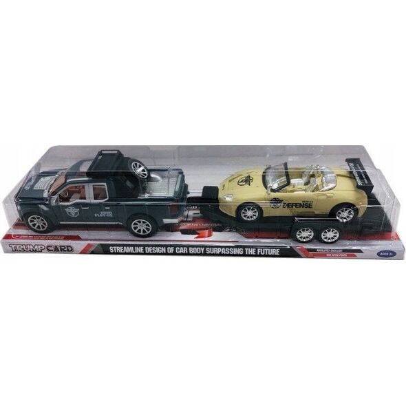 Mega Creative Jeep z lawetą+auto 60cm 98-5 09578