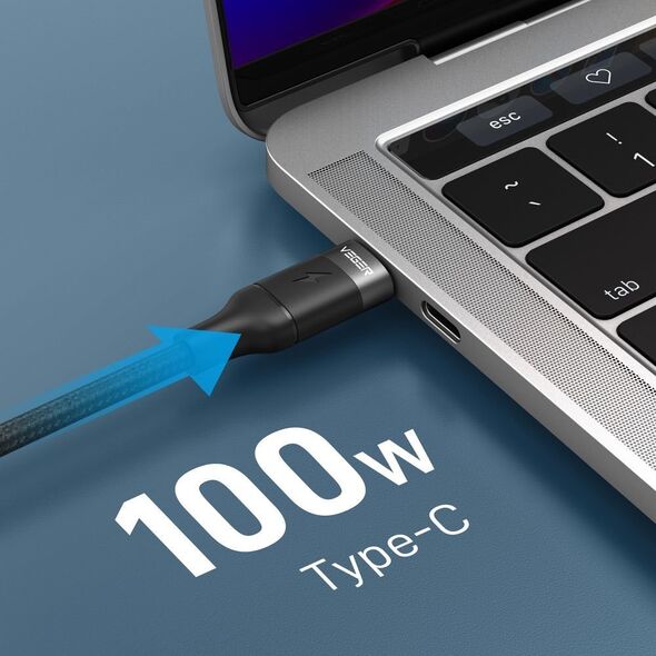 Kabel USB Veger VEGER kabel Typ C do Typ C PD 5A 100W CC02 1,5 m czarny