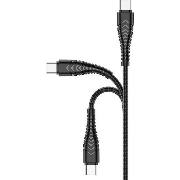 Kabel USB Veger VEGER kabel USB A do Typ C 2,4A V104 1,2 m czarny