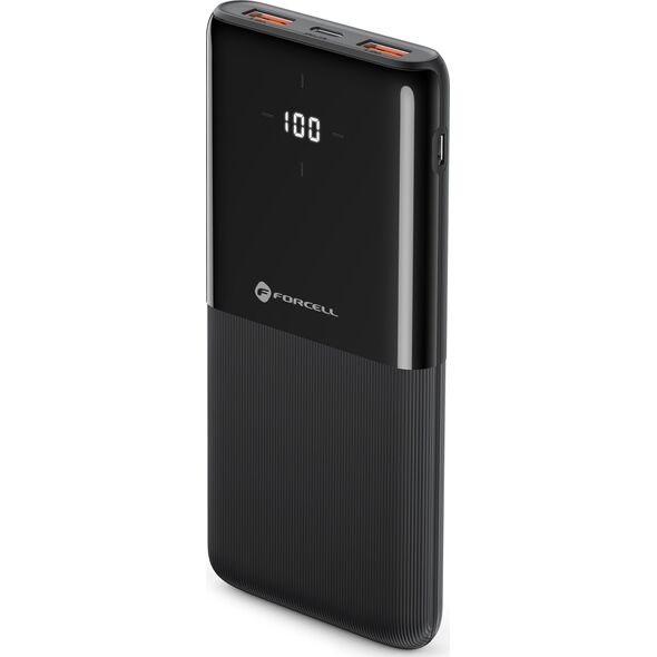 Powerbank ForCell FORCELL F-ENERGY P10k1 powerbank PD QC3.0 3A 20W 10 000 mAh czarny
