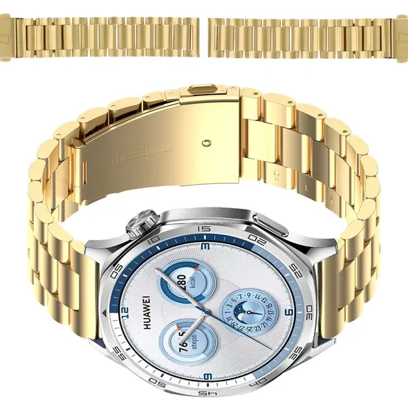 Bizon Strap Watch Aura Smartwatch 22 mm gold