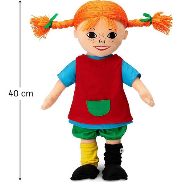 Pippi Miękka Lalka Pippi Langstrumpf 40 cm