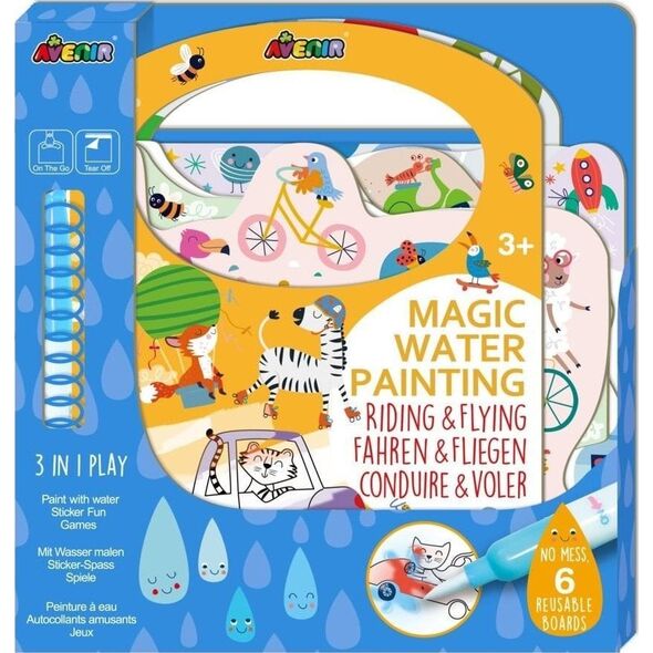 Magiczny obraz wodny - Jazda konna i latanie