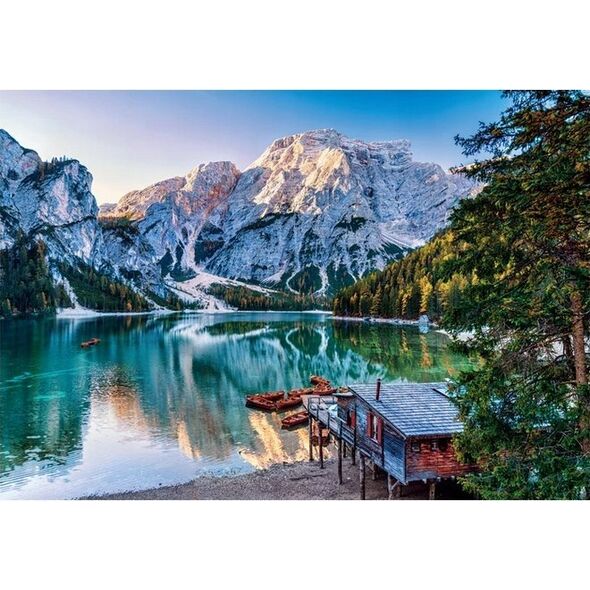 CLE puzzle 1000 Compact Emerald Lake Braies 39934