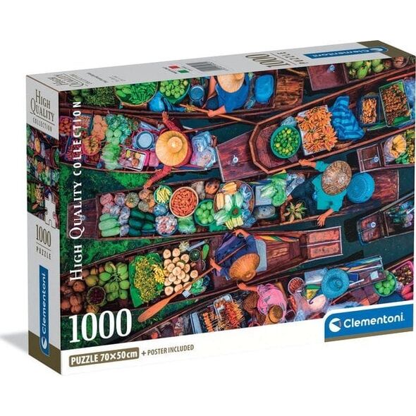 CLE puzzle 1000 Compact Thai Floating Market 39932