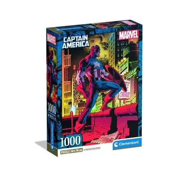 CLE puzzle 1000 CompactCaptain America 37049
