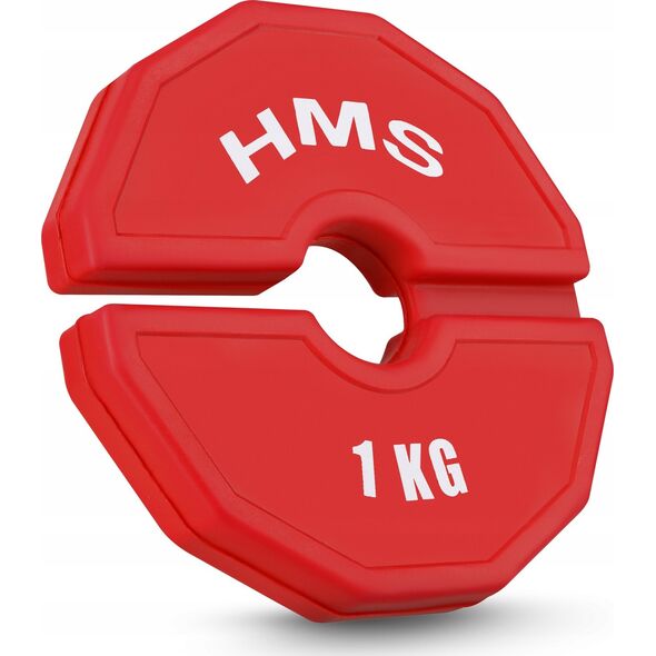 TSN100 TALERZ NA SPRZĘT DO TRENINGU SIŁOWEGO I FITNESS TYPU NAKŁADKA 2 x 1 KG HMS