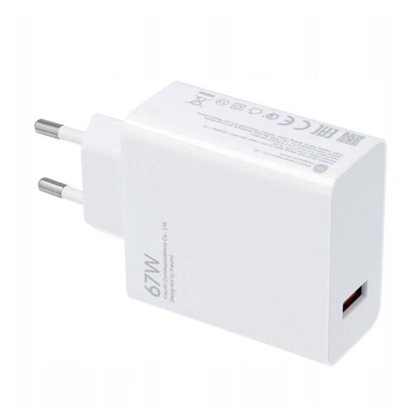Φορτιστής Ταξιδίου Xiaomi MDY-12-EH 67W 6.2A Λευκό (Ασυσκεύαστο) 1111202050050 1111202050050 έως και 12 άτοκες δόσεις