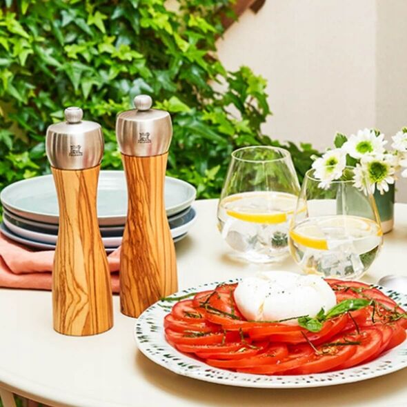 FIDJI Zestaw młynków do soli i pieprzu 12 cm czarn