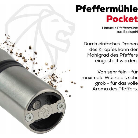 POCKET Młynek do pieprzu 10 cm