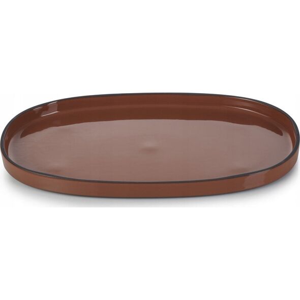 CARACTERE półmisek 35x21 cm Cynamon
