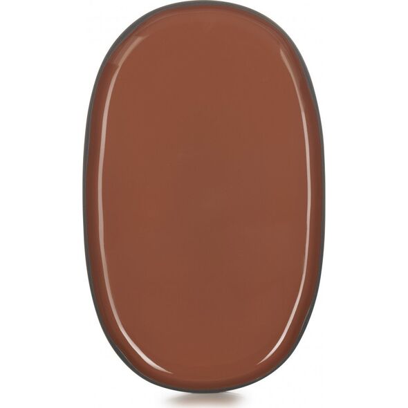 CARACTERE półmisek 35x21 cm Cynamon