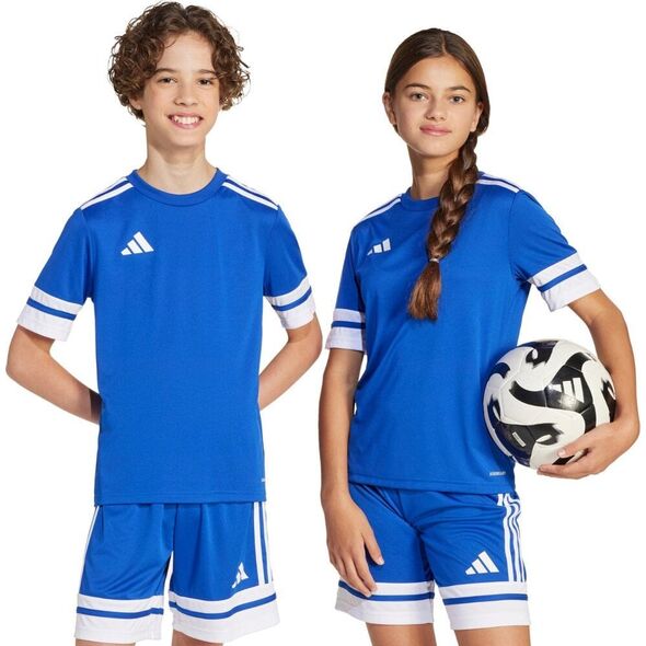 Koszulka dla dzieci adidas Squadra 25 niebieska JJ0054 116cm