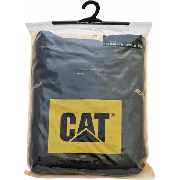 Men's thermal shirt CAT, insulated, black, size XL