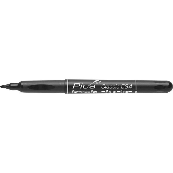 Adaptec Pica Permanent Pen, 1,0mm black / Retail Packaging