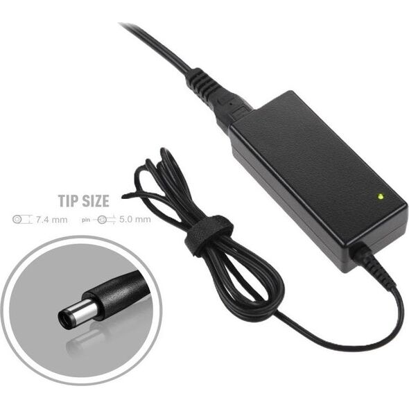 90W ikroviklis nesiojamam kompiuteriui 19.5V 4.62A, 7.4x5.0mm + centrinis, DELL