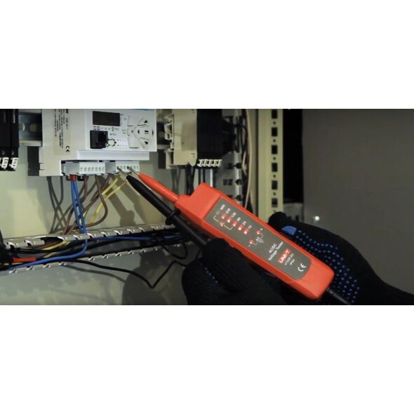 Itampos testeris,  auto  AC/DC, CAT III 400V, 6V-400V, IP54, UNI-T