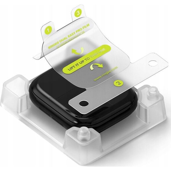FOLIA OCHRONNA RINGKE DUAL EASY PRO 2-PACK APPLE WATCH 10 (46 MM) CLEAR