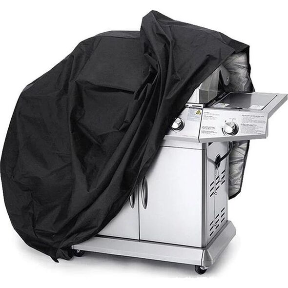 Hurtel Wodoodporny pokrowiec na grilla plandeka osłona XXL 190 cm x 71 cm x 117 cm czarny