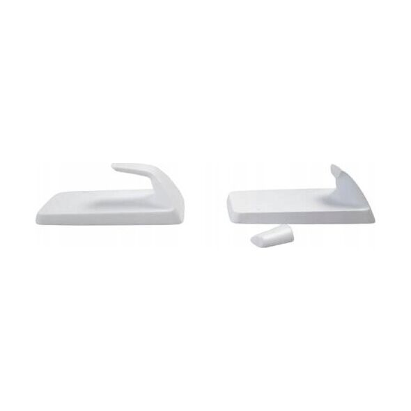 Tesa tesa Powerstrips Haken L rechteckig weiß