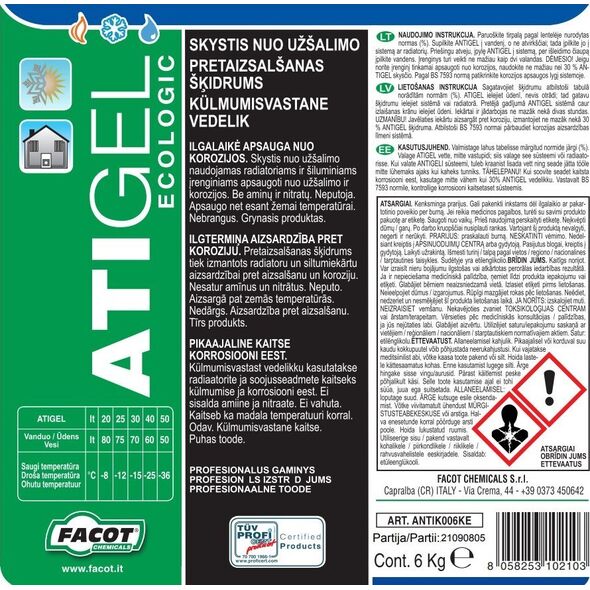 Doerr ANTIFREEZE LIQUID FACOT ANTIK006KE