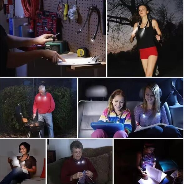 DA244A LAMPKA LED NA SZYJĘ DO CZYTANIA