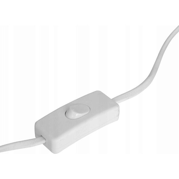 Lampa stołowa porcelanowa beżowa 38 cm