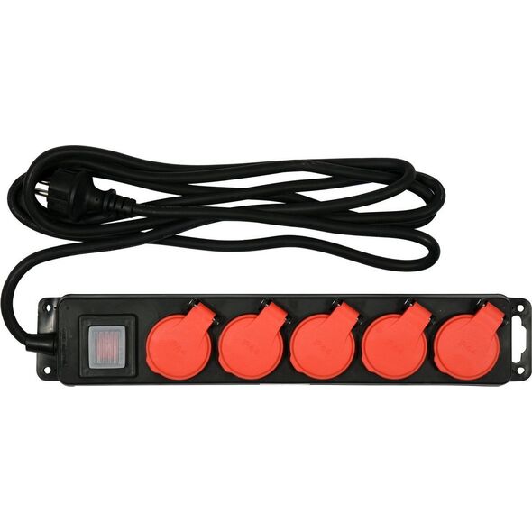 Listwa zasilająca Yato H07RN-F 5 gniazd 3 m czarna (YT-81242)